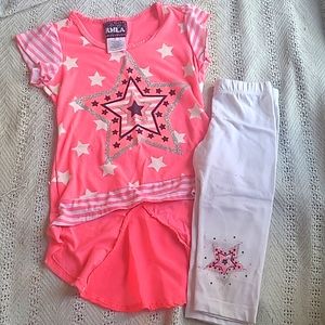 Girls legging and top set